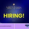 Job Opening in Sirius Foods