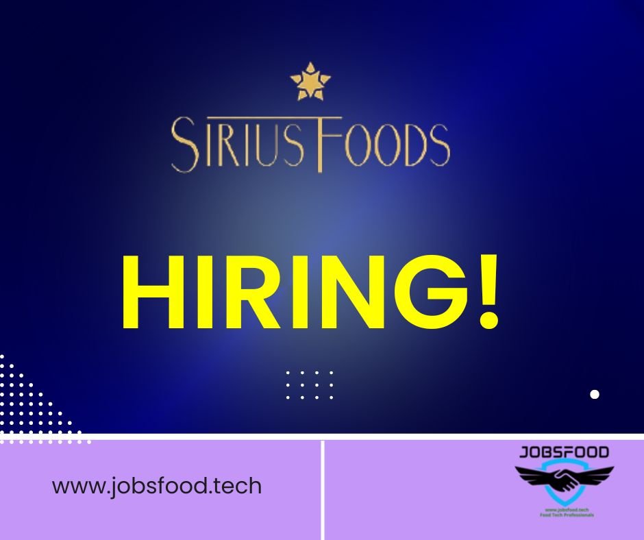 Job Opening in Sirius Foods 