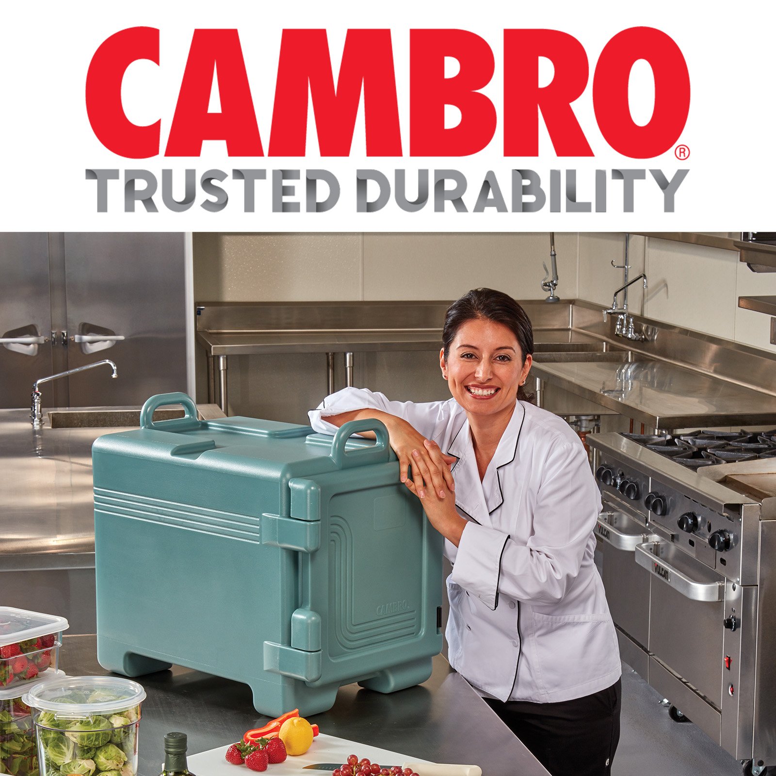 Cambro Manufacturing unveils new tagline: Trusted Durability