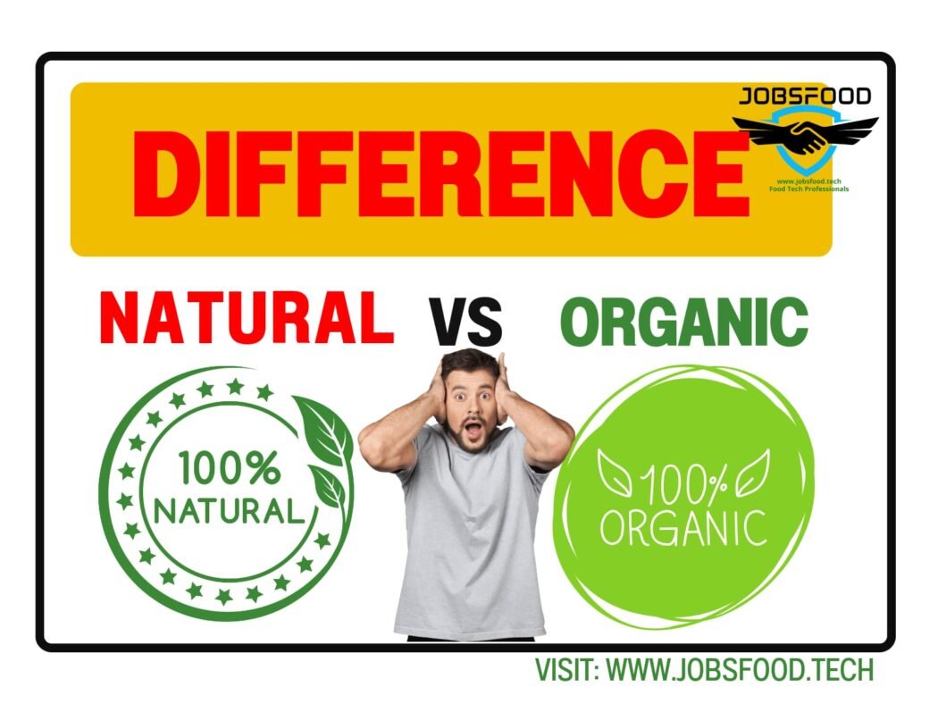 Natural vs Organic | Jobs food tech 